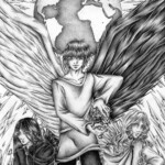 Wolrdsaver - schwarz/weiß